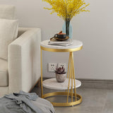 Modern Living Room Furniture Coffee Table Marble Sheet End Table