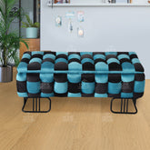 3 Seater L'Oreal Chess Design Ottoman Storage Box