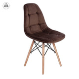 Lilly Leather Dinning and Living Chairs - Brown