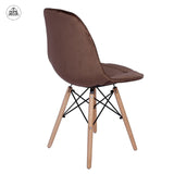 Lilly Leather Dinning and Living Chairs - Brown