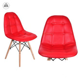 Lilly Leather Dinning and Living Chairs - Red