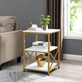 Three Tier Square Side Table