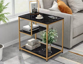 Triple Layer Sofa Side Table
