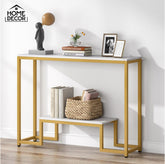 , 2-Tier Modern Side Table
