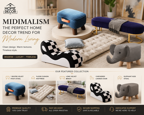 Midimalism: The Perfect Home Decor Trend for Modern Pakistani Homes in 2026