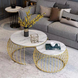 Ornate Round 2 piece Center Table