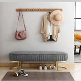 3 Seater Luxury Wooden Stool With Steel Stand Multiple Variants