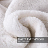 Teal Ultra Soft Sherpa Throw Blanket