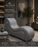 Waveluxe Velvet Sofa