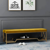 3 Seater Entryway Bench with Shoe Rack for Living Room