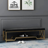 3 Seater Entryway Bench with Shoe Rack for Living Room