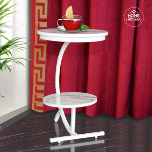 Luxury 2 Shelf Curved Creative Coffee Table