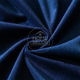 Pack of 2 Velvet Decorative Square Cushion blue & white