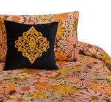 Mari Gold Flower 5 Pcs Printed Bedsheet Set