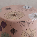 Sweet Violet 1 seater Wooden Stool Round