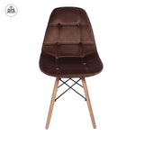 Lilly Leather Dinning and Living Chairs - Brown