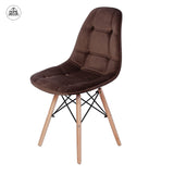 Lilly Leather Dinning and Living Chairs - Brown