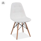 Lilly Leather Dinning and Living Chairs - White
