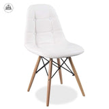 Lilly Leather Dinning and Living Chairs - White