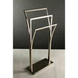 Edenscape Pedestal Y-Style Free Standing Towel Stand - Chrome