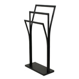 Edenscape Pedestal Y-Style Free Standing Towel Stand - Black