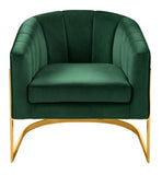 Luxury Nordic Style Velvet Living Room Chair