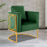 Modern Eden Velvet Living Room Chair