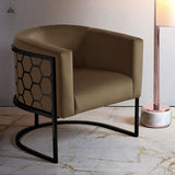 Modern Royal Velvet Living Room Chair Black