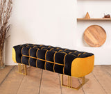Vamp 3 Seater Stool Yellow