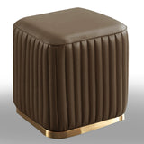 1 SEATER LUXURY KOREAN LEATHER VANITY STOOL