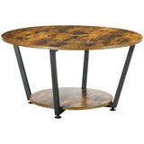 Dextrus Round 2 layer Coffee Table