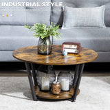 Dextrus Round 2 layer Coffee Table