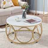 Luxury Round Parlor Coffee Table