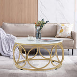 Luxury Round Parlor Coffee Table