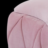 1 seater Quilted Velvet Stool