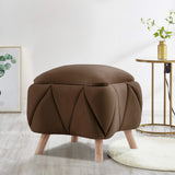 1 seater Quilted Velvet Stool