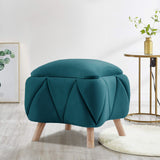 1 seater Quilted Velvet Stool