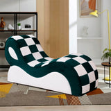 Waveluxe Velvet Sofa