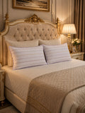 Elegant Floral Embroidered Pillow Cover