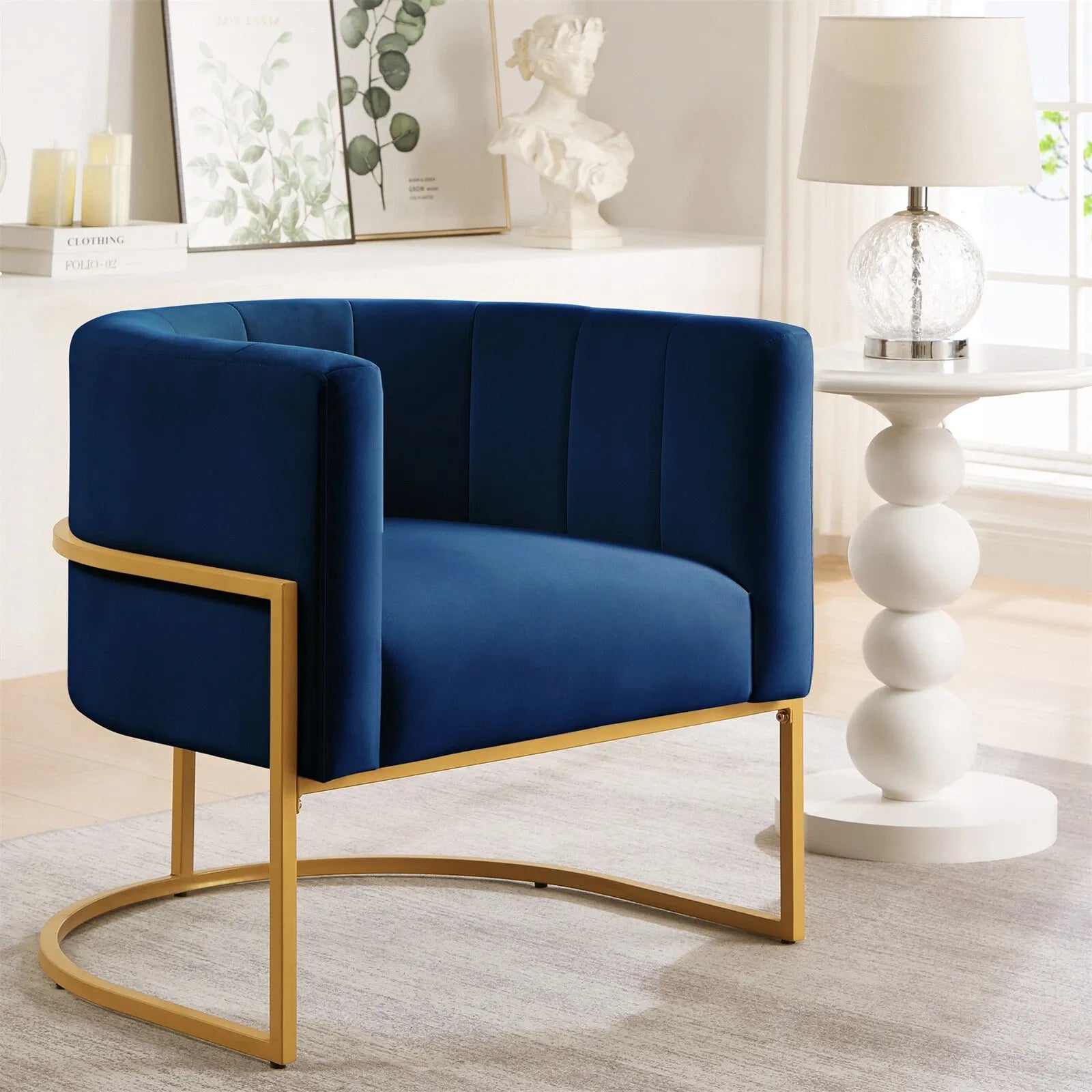 Luxury Stylish Velvet Living Room Chair