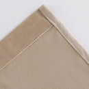 Pieces of Plain Velvet Curtain Beige with 2 belts