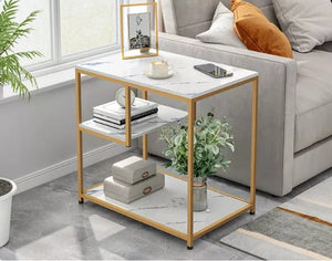 Triple Layer Sofa Side Table