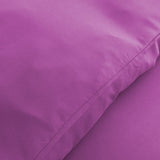 Purple Plain Dyed Duvet Set