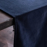 Luxury Velvet Plain Table Runner set - Navy Blue