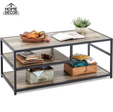 Center Table With Storage Shelf
