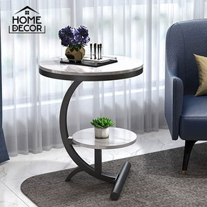 Luxury 2 Shelf Curved Creative Coffee Table