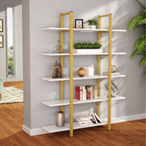 5-Tier Bookshelf Open Bookcase Display Shelf