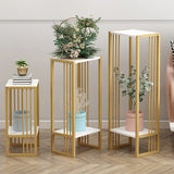 Nordic Luxury Marble Flower Shelf Rack 3 Tier