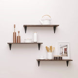 Wooden Shelf floating shelves 3 Tier